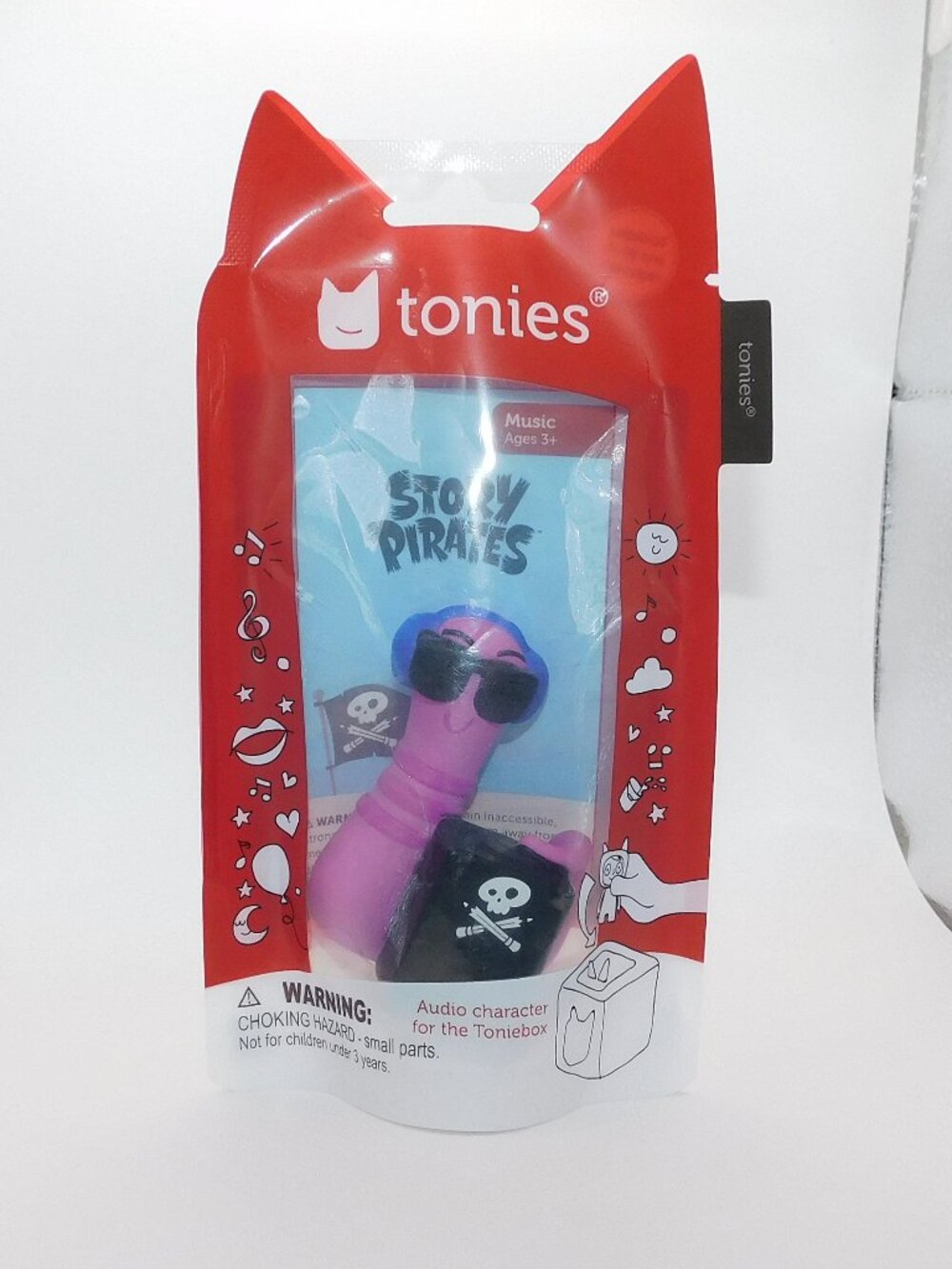 Tonies Story Pirates DJ Squirm Figurine Worm Songs Music NEW